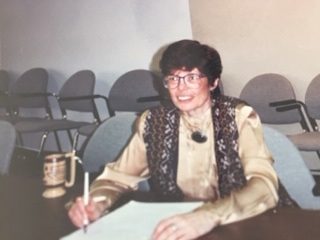 Myrna in Mogadishu, early 1980s.
