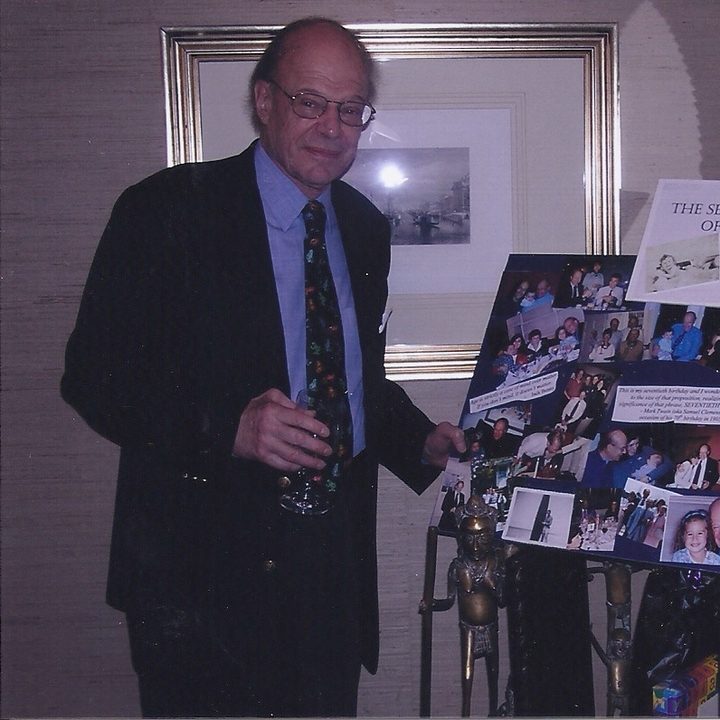 Brother Sam at his 80th birthday, New York City, 2014.