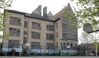 Myrna’s elementary school in Brooklyn.